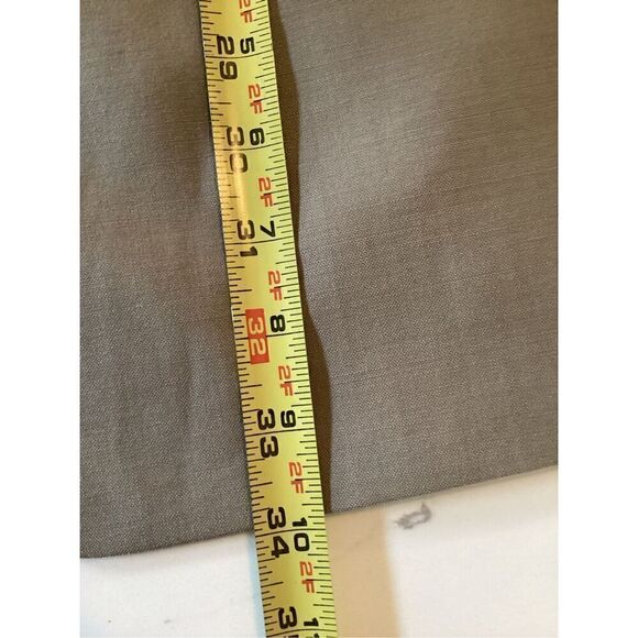 346 Brooks Brothers Stretch Wool Blend Blazer Sz 44R Suit Jacket Khaki - Picture 9 of 10